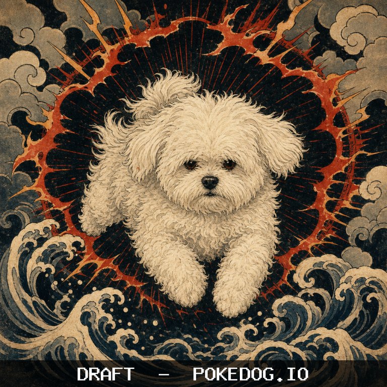 POKEDOG card sticker